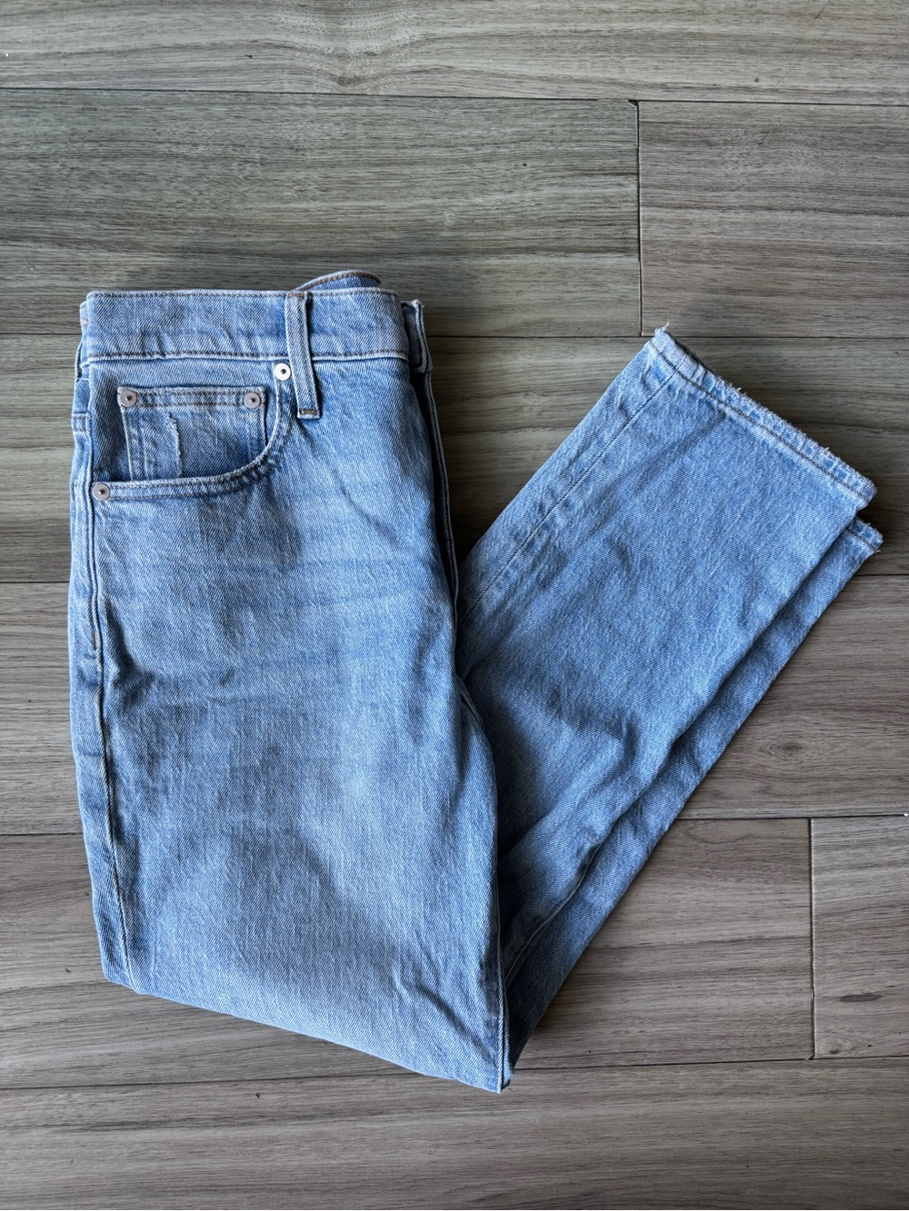 Madewell The Perfect Vintage Jean Raebrook Wash Blue Denim Size 27P - Picture 7 of 10